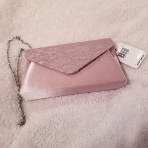 Taupe clutch purse